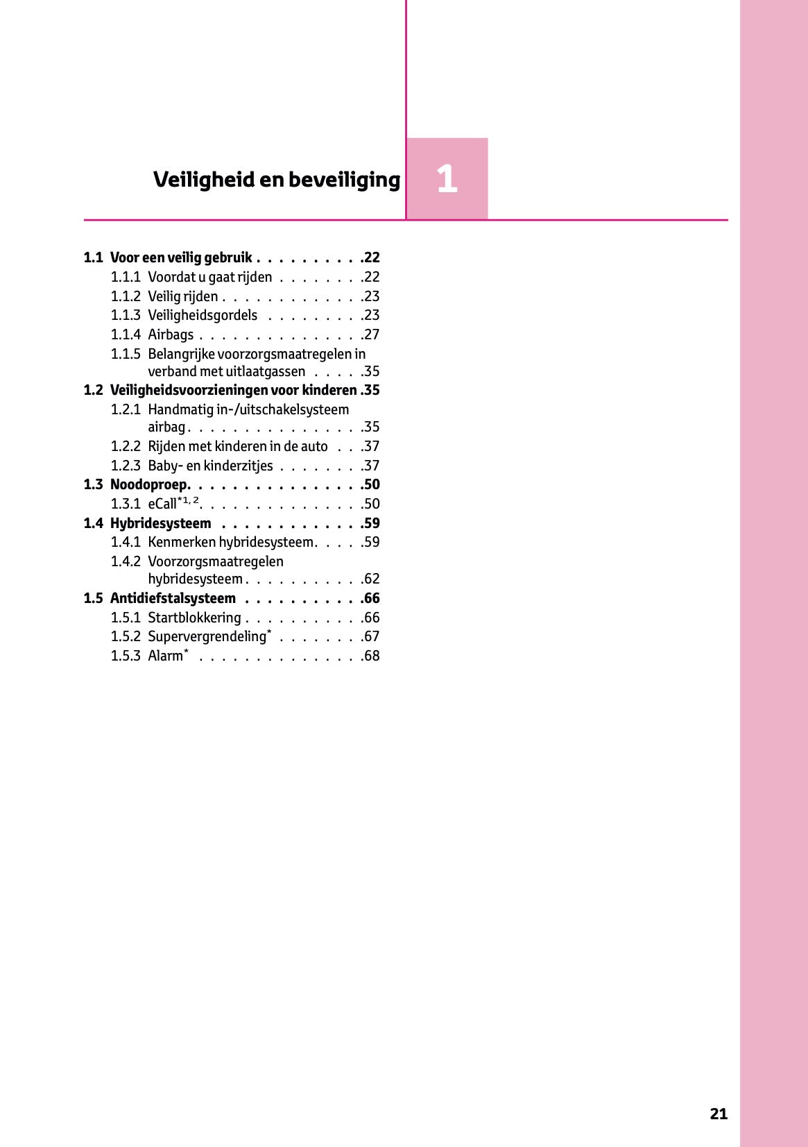 2023 Toyota Yaris Hybrid Owner's Manual | Dutch