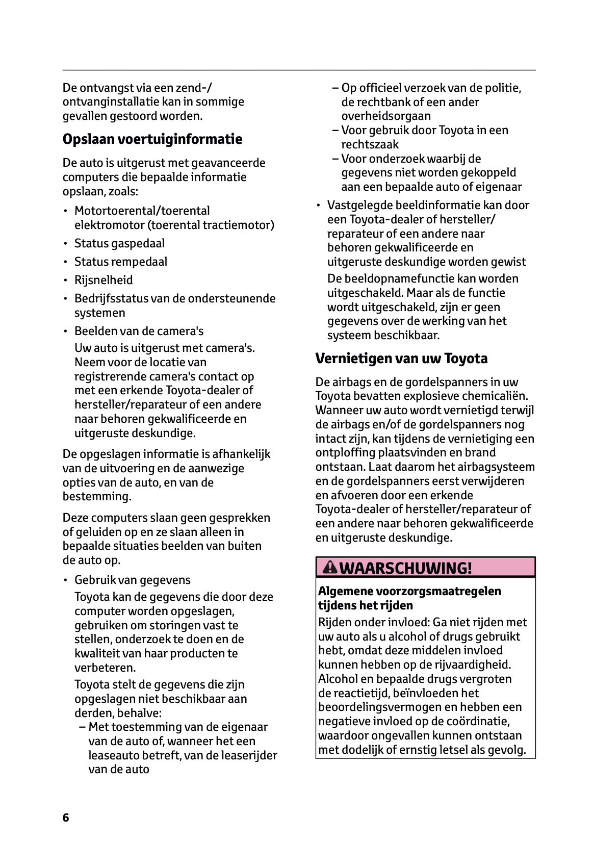 2023 Toyota Yaris Hybrid Owner's Manual | Dutch