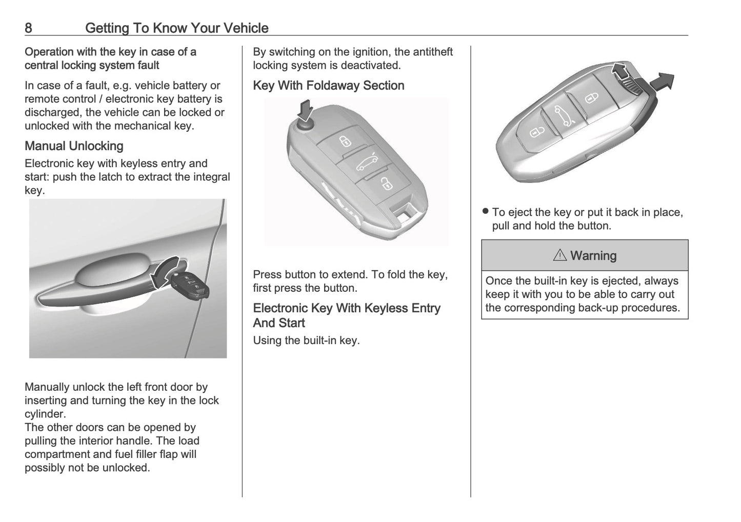 2025 Vauxhall Mokka Owner's Manual | English