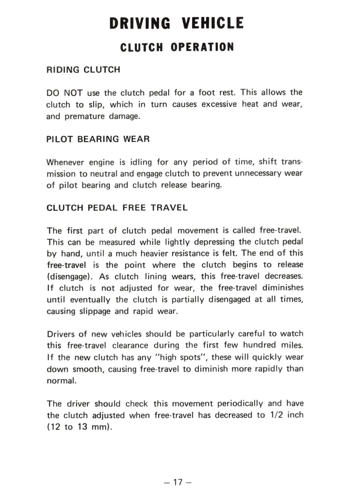 1976 Kenworth Owner's Manual | English