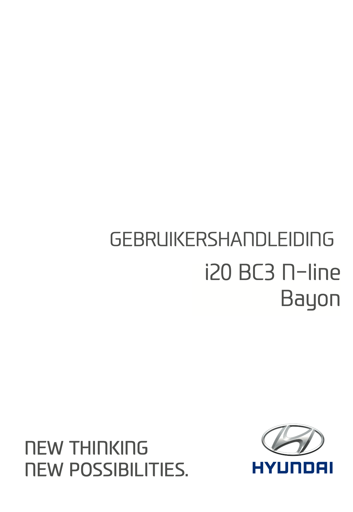 2021-2022 Hyundai i20/Bayon Bedienungsanleitung | Niederländisch