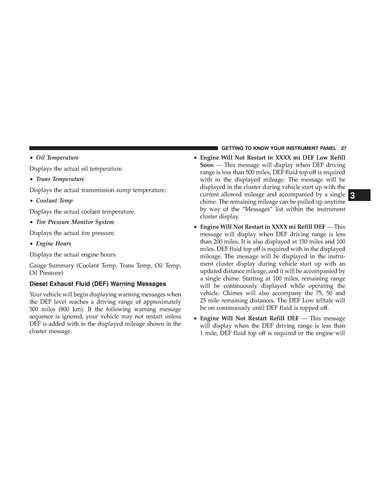 2018 RAM Truck Diesel Owner's Manual | English