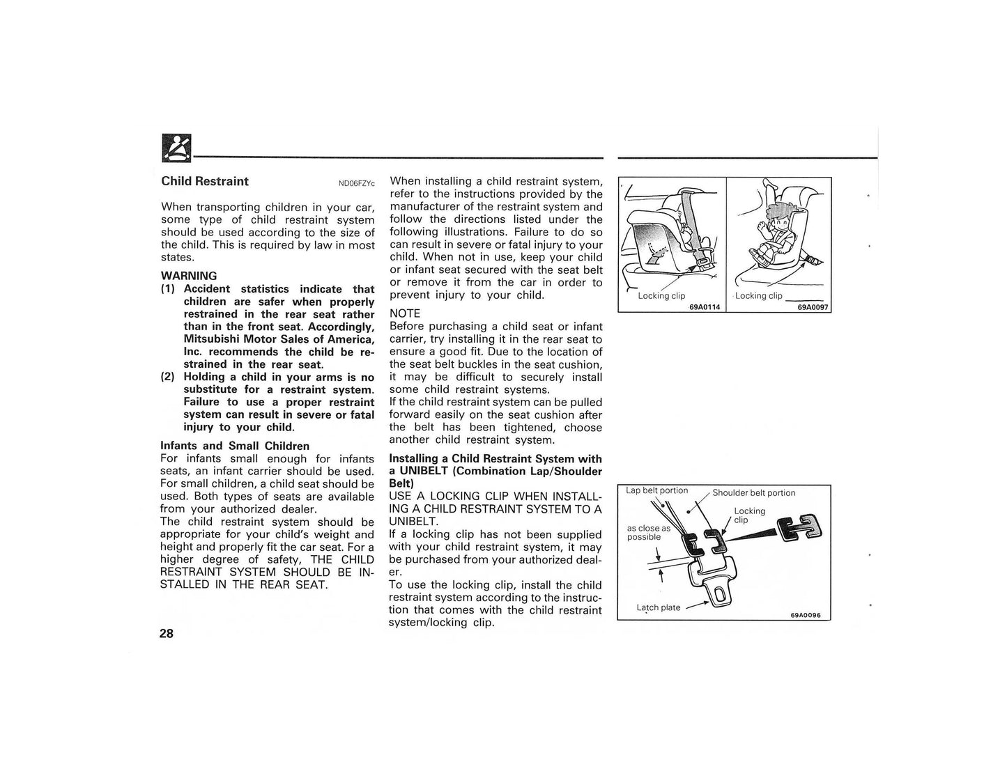 1993 Mitsubishi 3000GT Bedienungsanleitung | Englisch