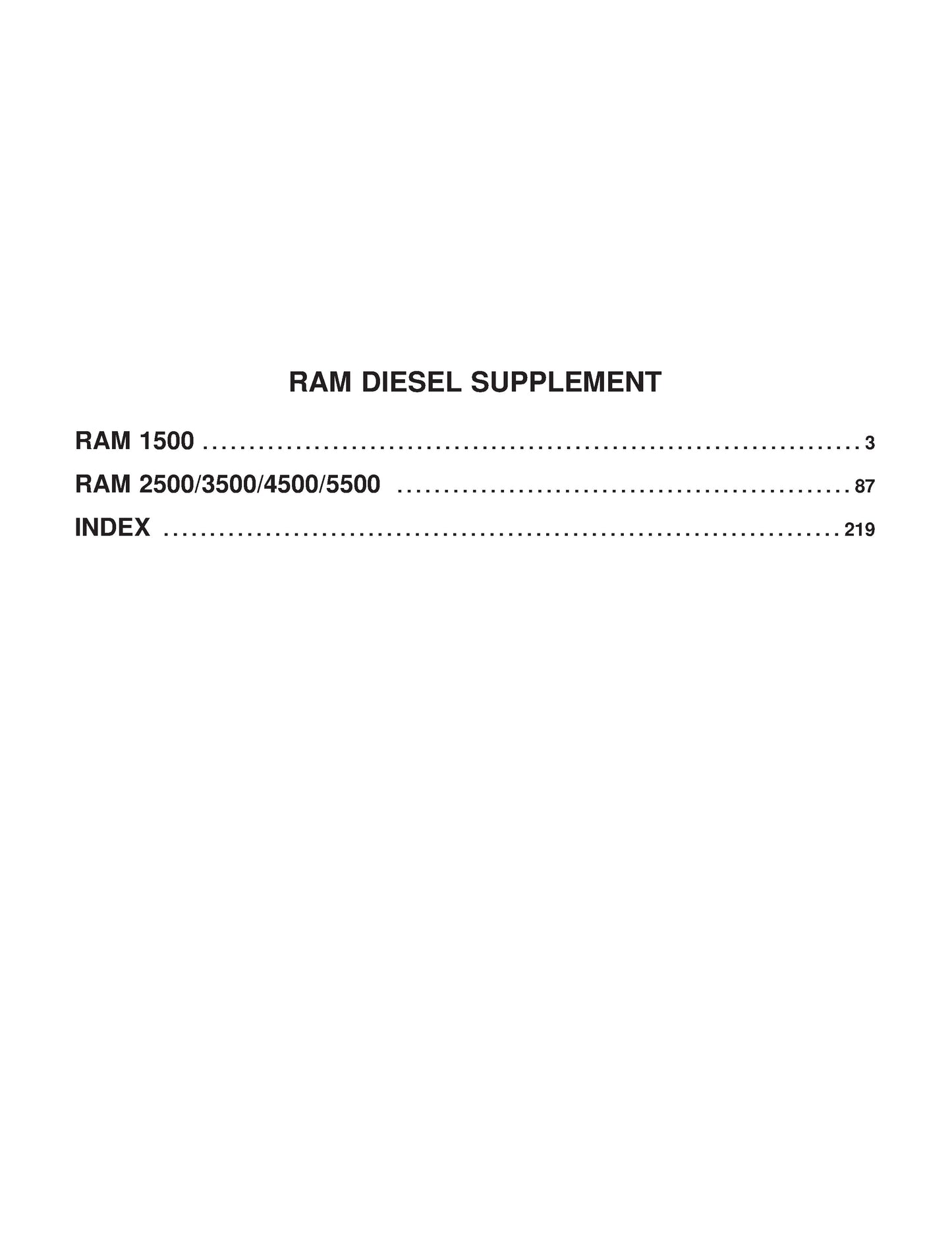 2018 RAM Truck Diesel Owner's Manual | English