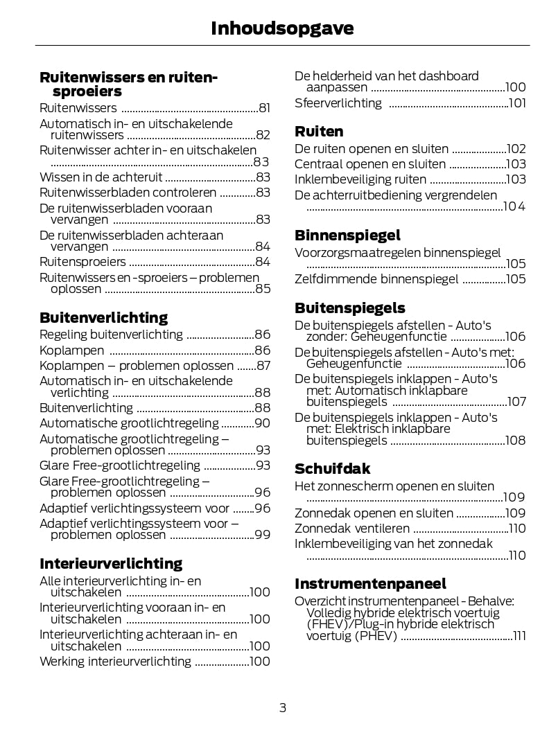 2024-2025 Ford Kuga Bedienungsanleitung | Niederländisch