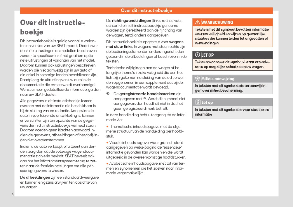 2022-2023 Seat Arona Owner's Manual | Dutch