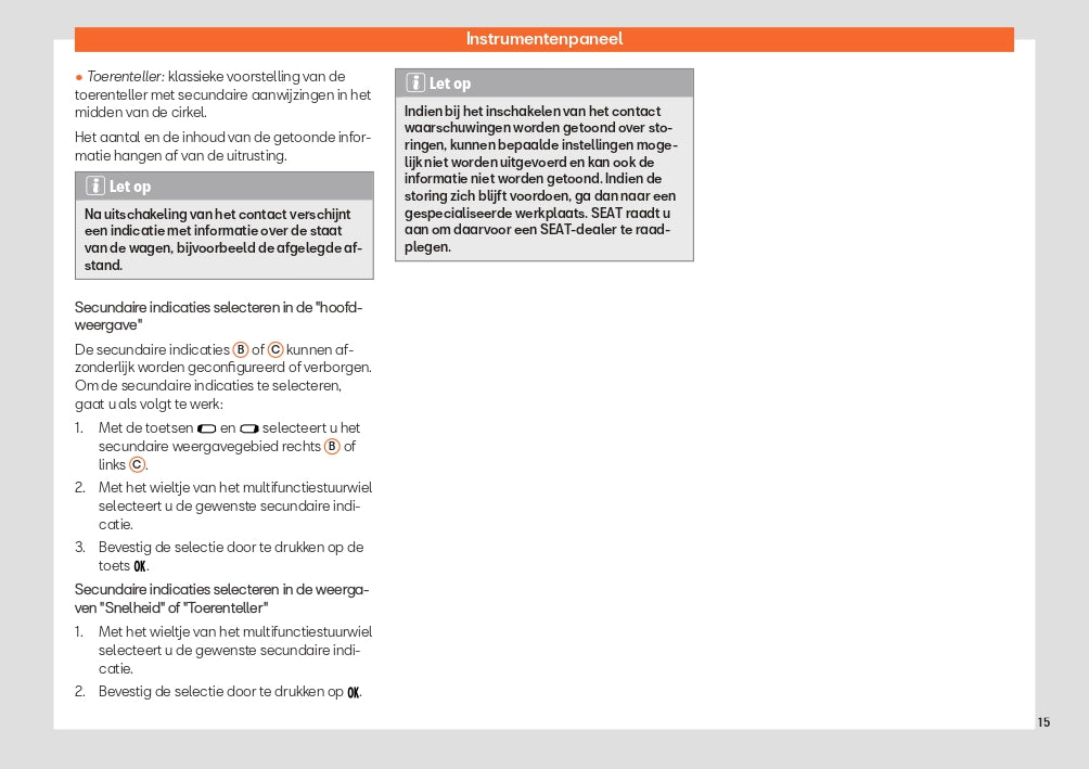 2022-2023 Seat Arona Owner's Manual | Dutch
