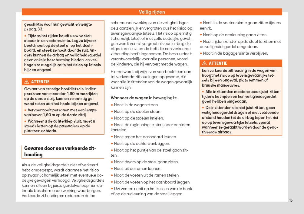 2021-2022 Seat Tarraco Owner's Manual | Dutch