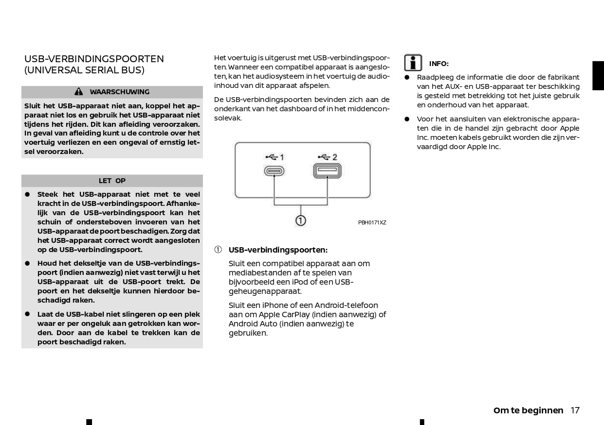 2022-2024 Nissan Connect Type B Infotainment Manual | Dutch