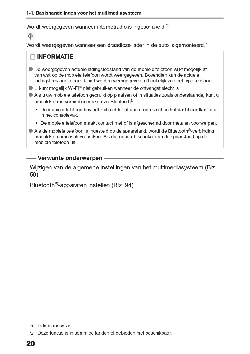 2023-2024 Toyota C-HR Hybrid Infotainment Manual | Dutch