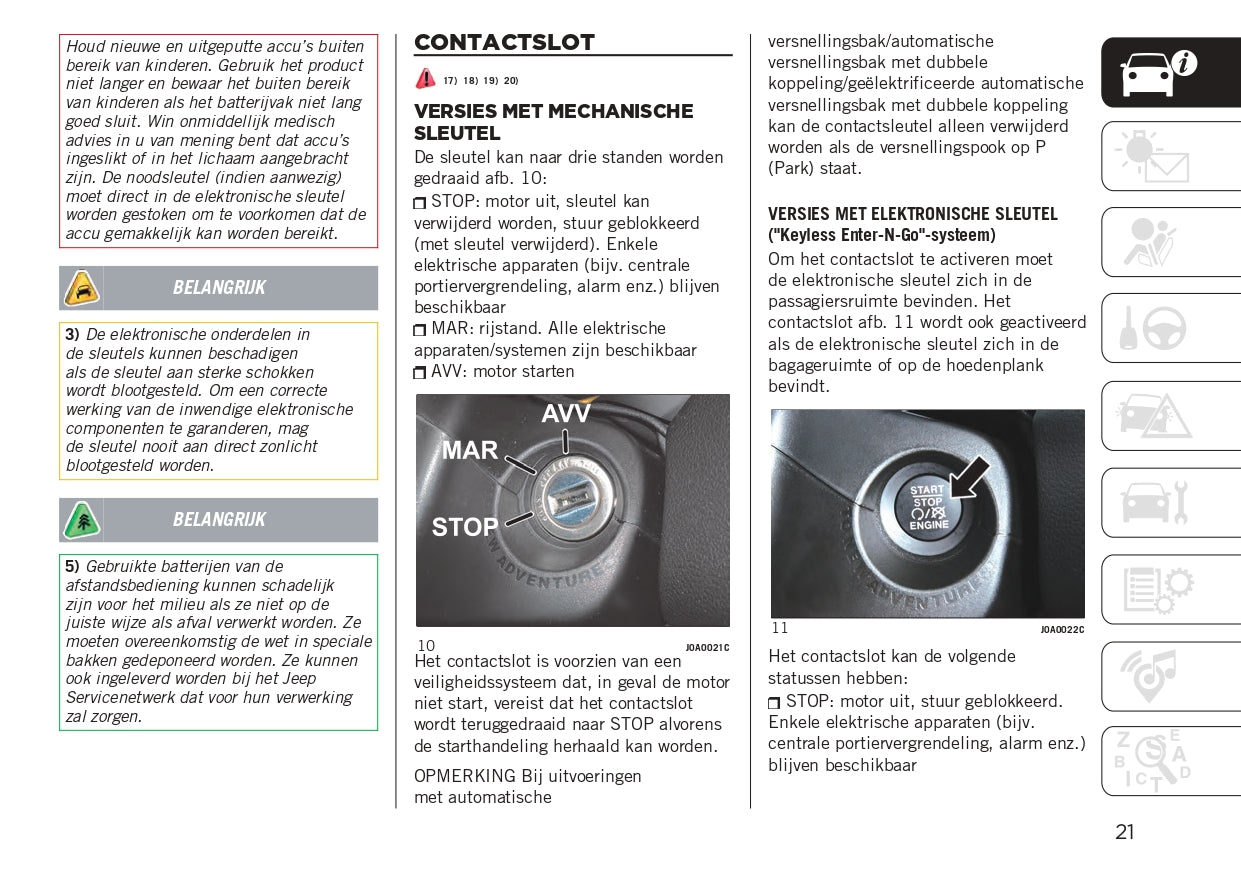 2023-2024 Jeep Renegade Owner's Manual | Dutch