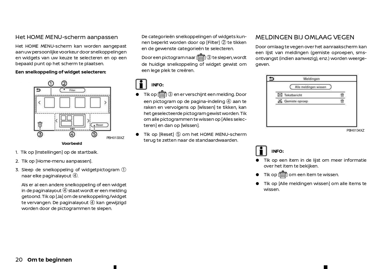 2022-2024 Nissan Connect Type B Infotainment Manual | Dutch