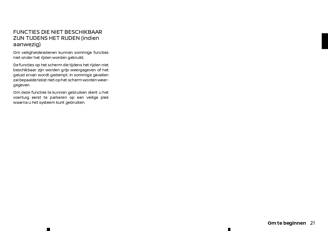 2022-2024 Nissan Connect Type B Infotainment Manual | Dutch