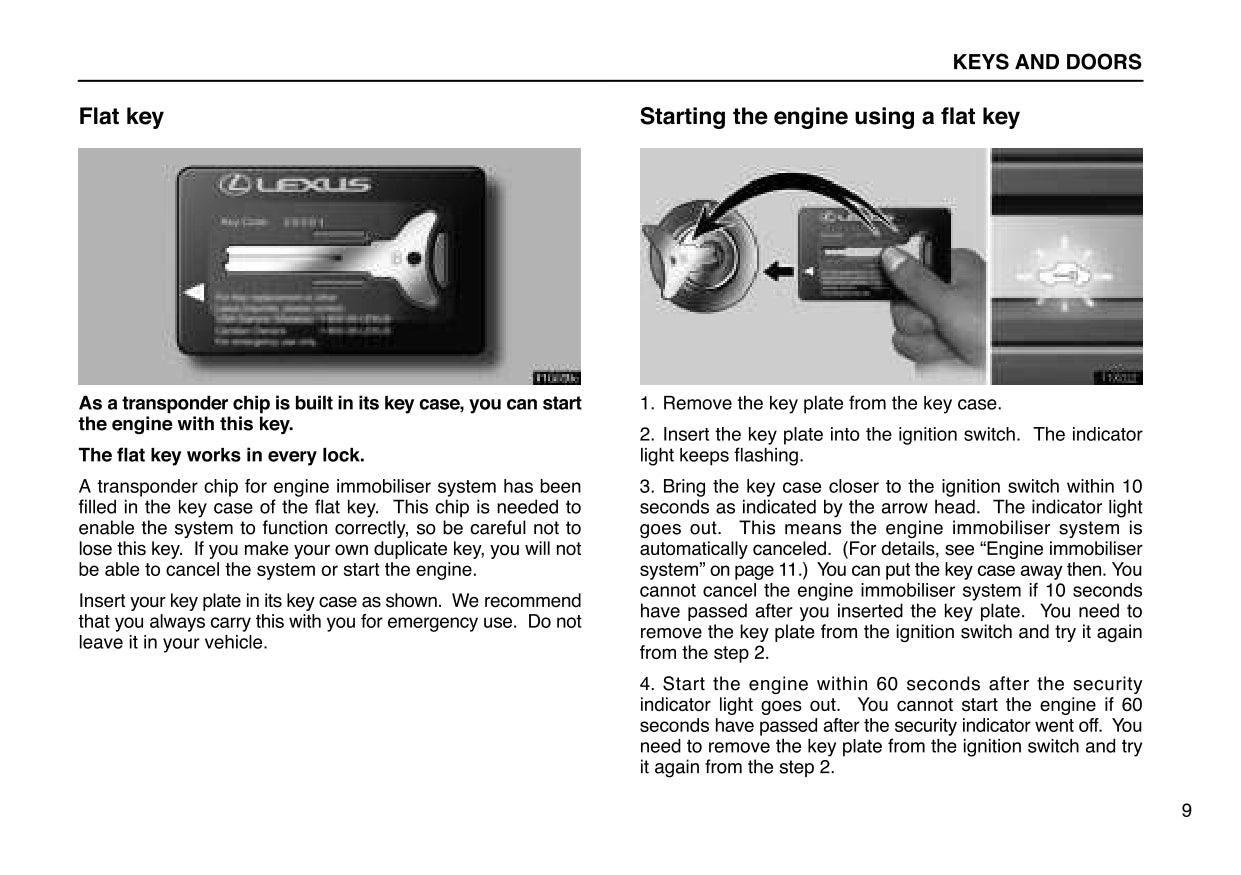 2001 Lexus LX 470 Owner's Manual | English