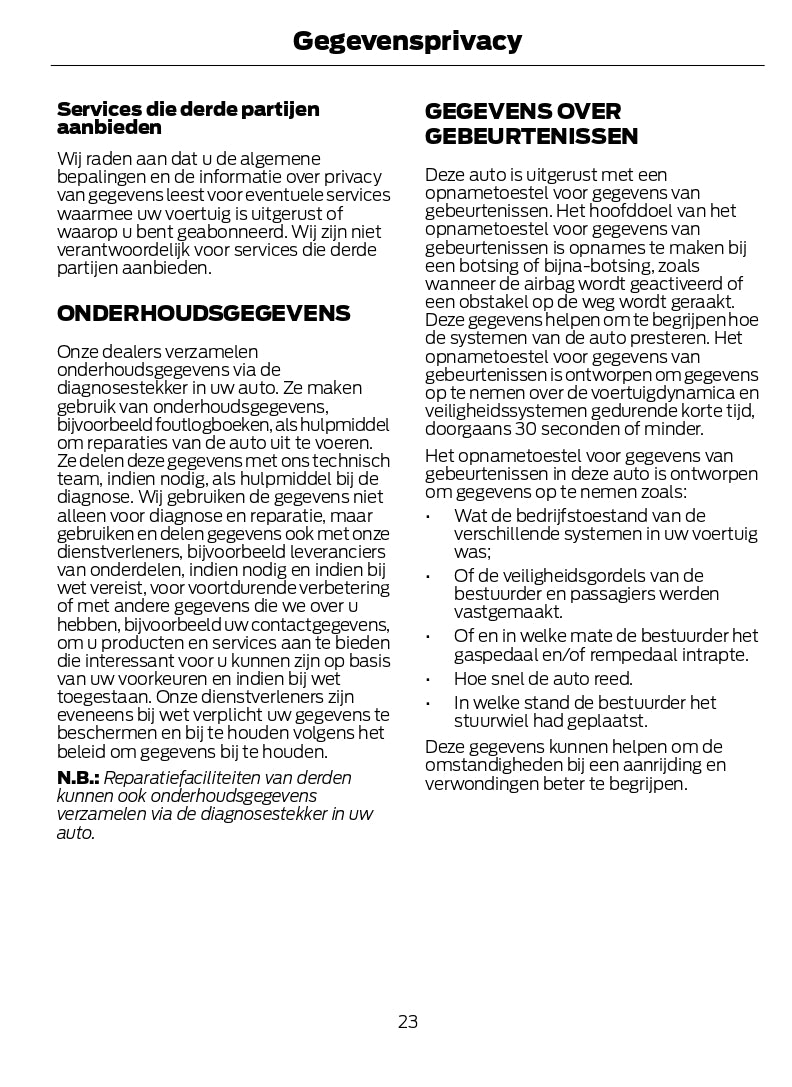 2024-2025 Ford Kuga Bedienungsanleitung | Niederländisch