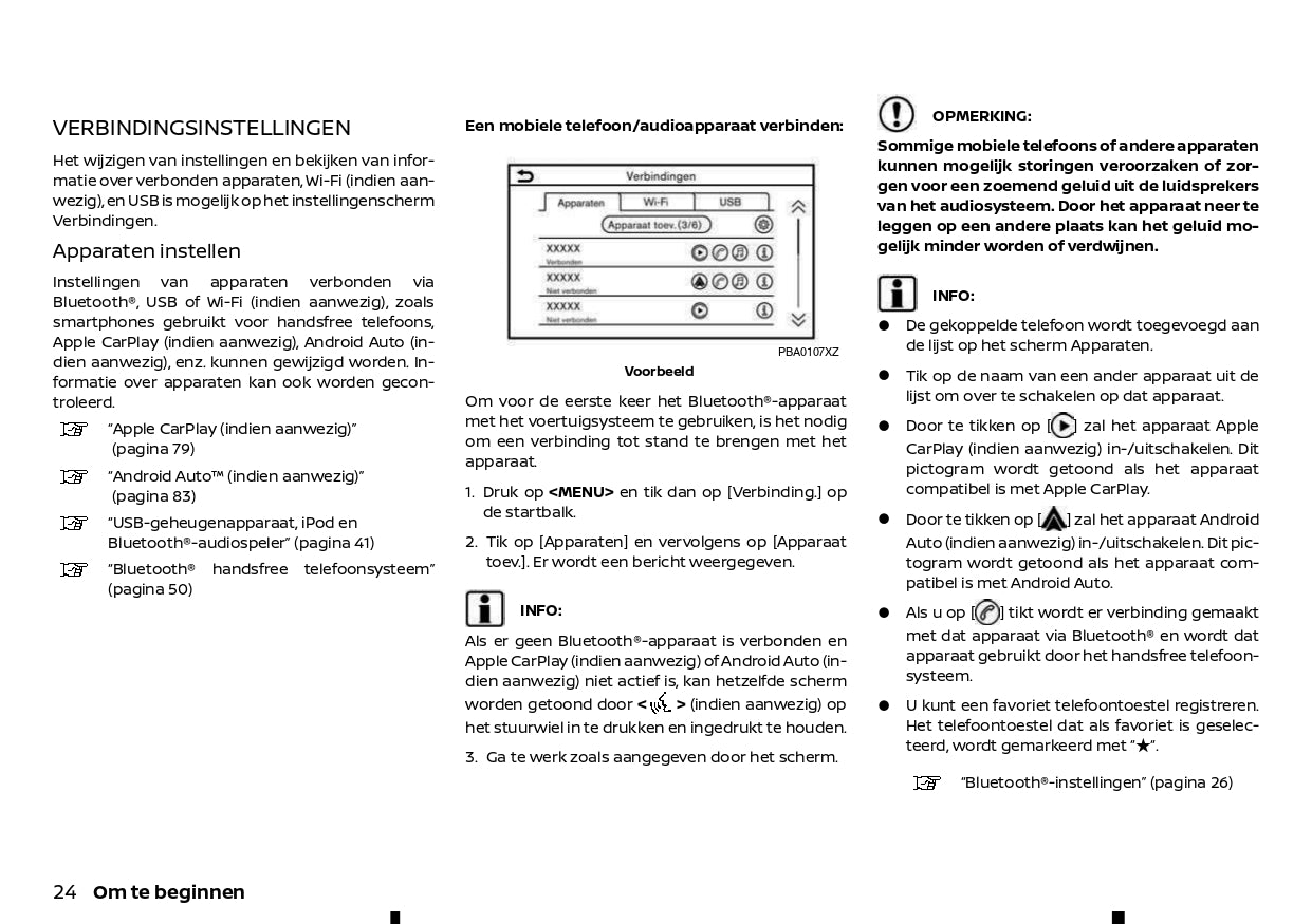 2022-2024 Nissan Connect Type B Infotainment Manual | Dutch