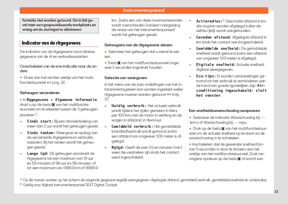 2022-2023 Seat Arona Owner's Manual | Dutch
