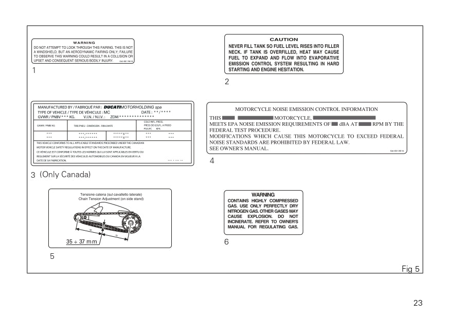 2014 Ducati Multistrada 1200S Touring Owner's Manual | English