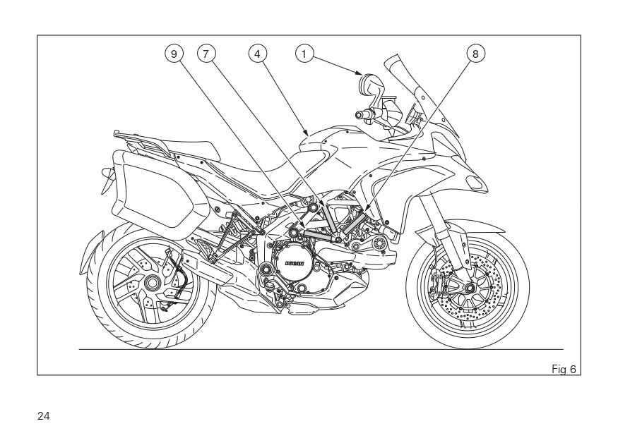 2014 Ducati Multistrada 1200S Touring Owner's Manual | English