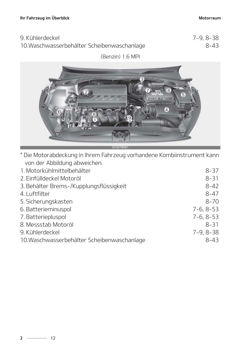 2021-2023 Kia Ceed Bedienungsanleitung | Deutsch