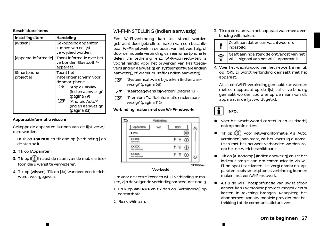 2022-2024 Nissan Connect Type B Infotainment Manual | Dutch