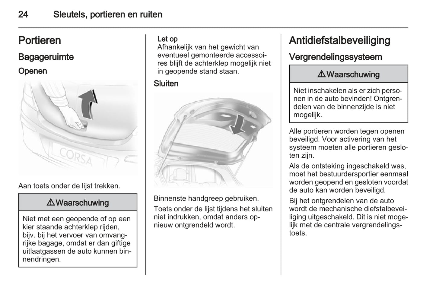2006-2010 Opel Corsa Bedienungsanleitung | Niederländisch