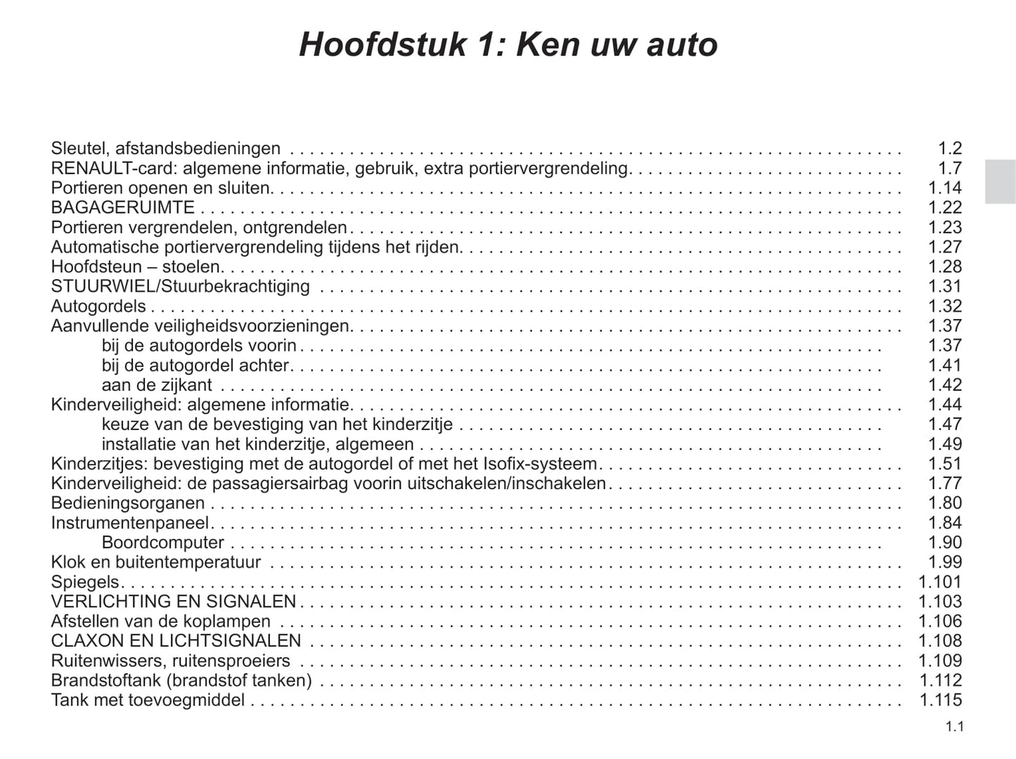 2015-2016 Renault Trafic Bedienungsanleitung | Niederländisch