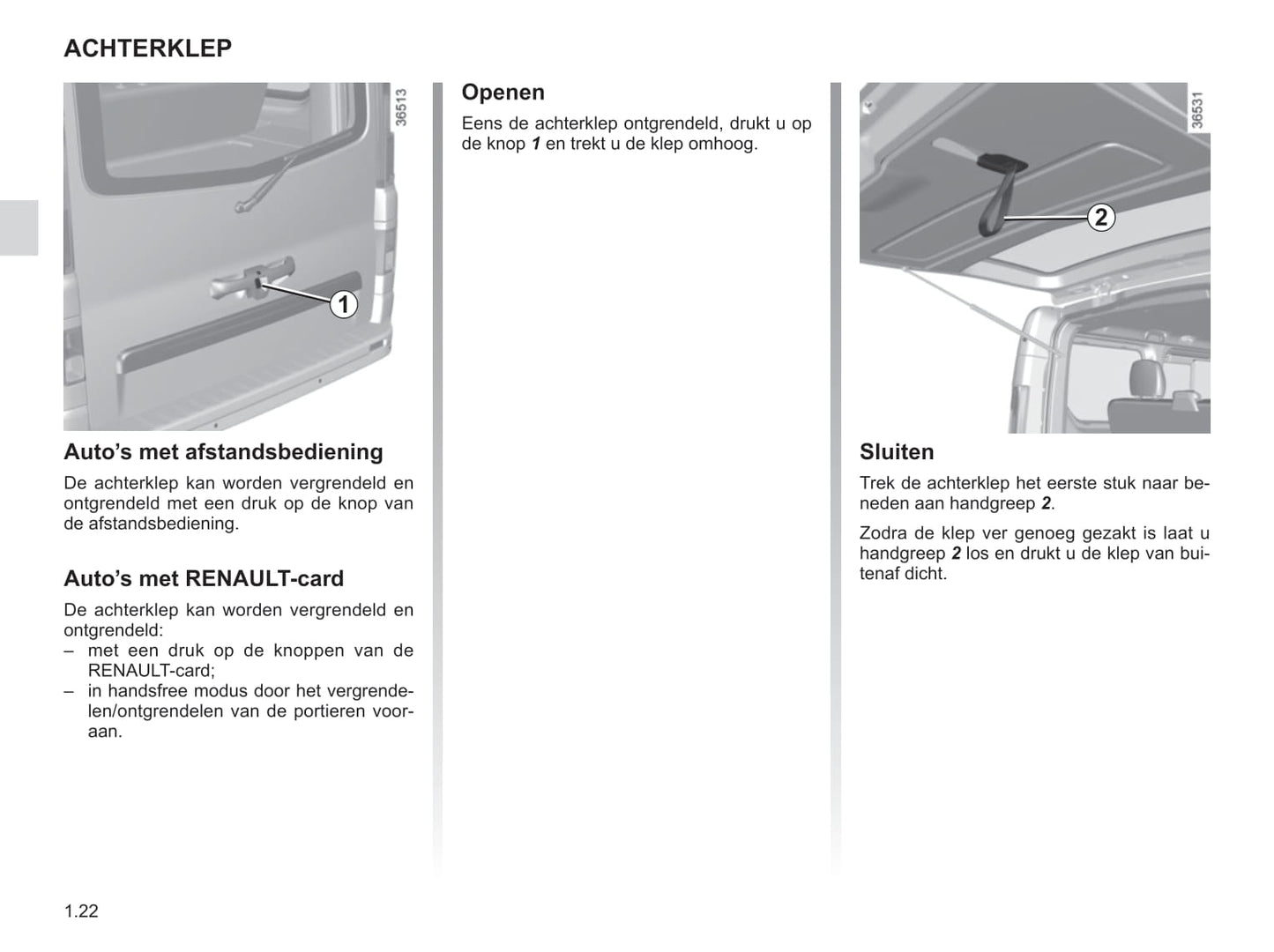 2015-2016 Renault Trafic Bedienungsanleitung | Niederländisch