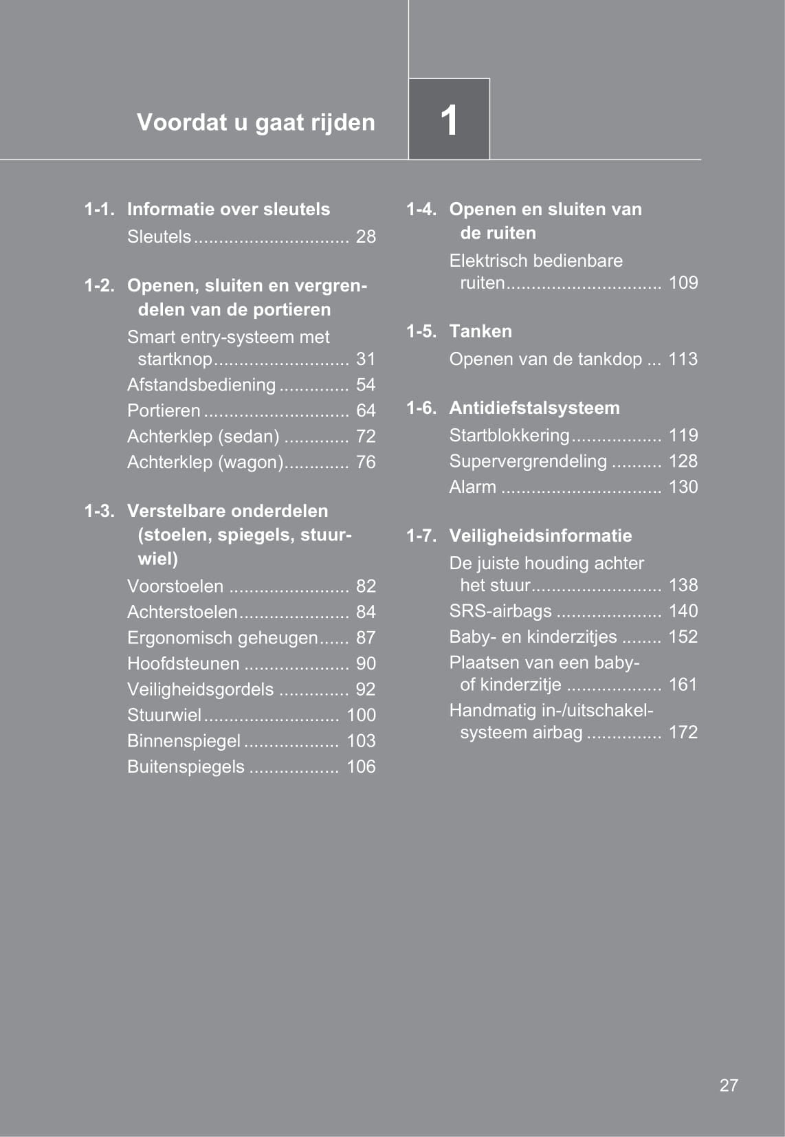 2014-2015 Toyota Avensis Bedienungsanleitung | Niederländisch