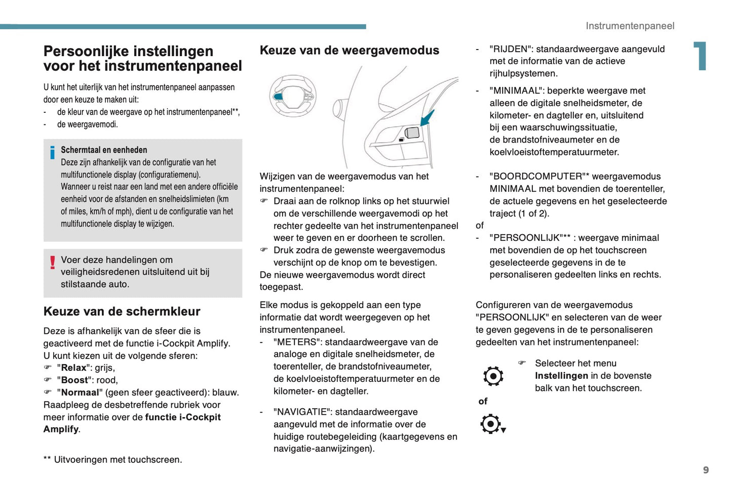 2017-2019 Peugeot 3008 Owner's Manual | Dutch