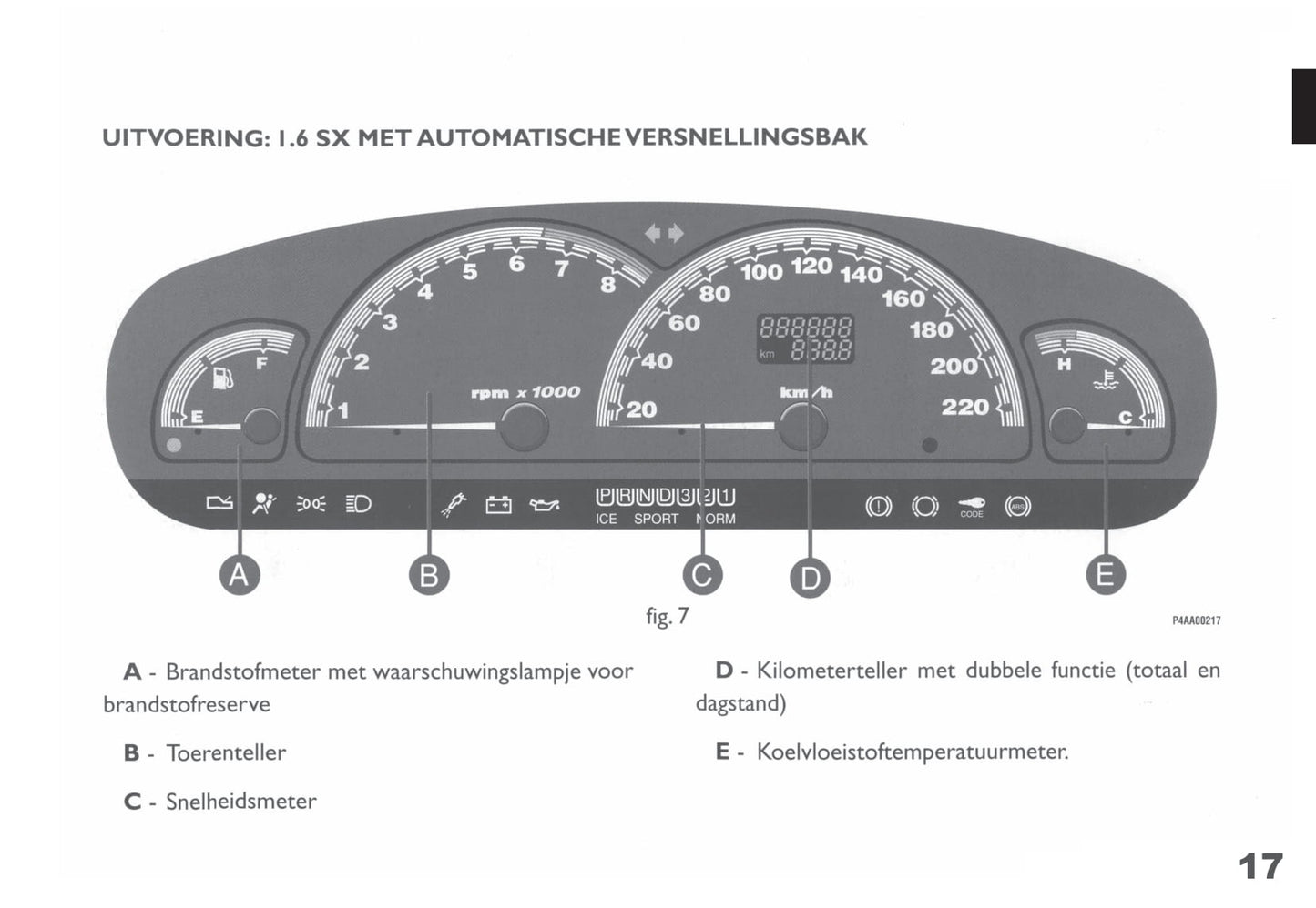1998-1999 Fiat Bravo Bedienungsanleitung | Niederländisch