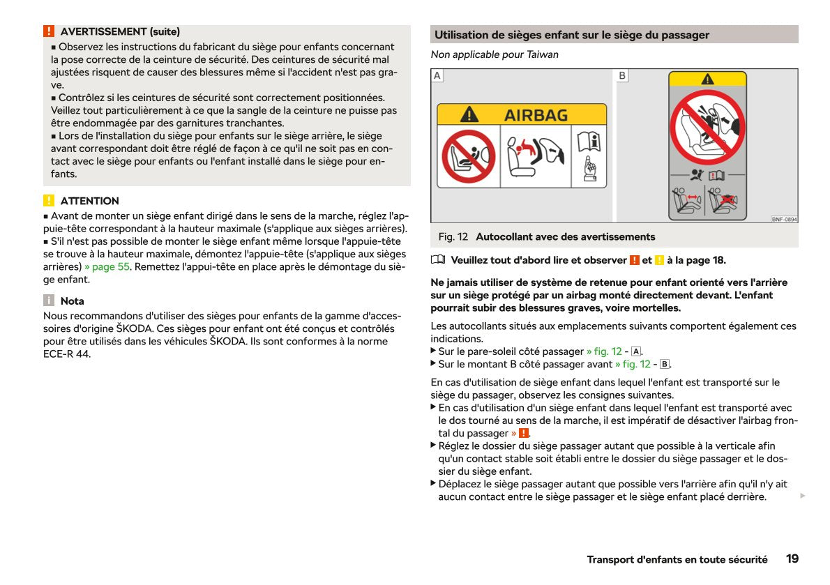 2017-2018 Skoda Citigo Owner's Manual | French