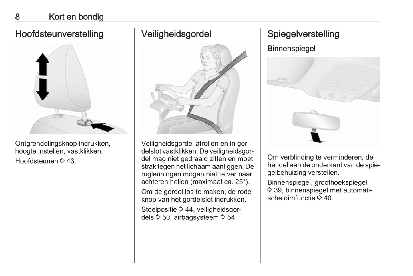 2014-2019 Opel Vivaro Bedienungsanleitung | Niederländisch