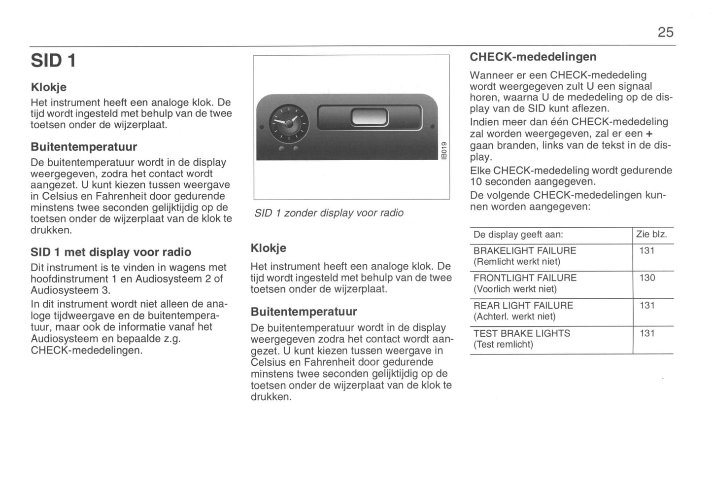 1993-1998 Saab 900 Bedienungsanleitung | Niederländisch