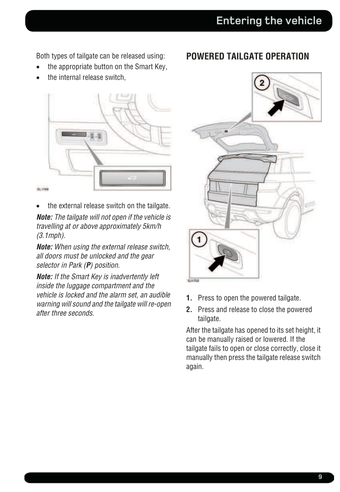 2011-2012 Land Rover Range Rover Evoque Owner's Manual | English