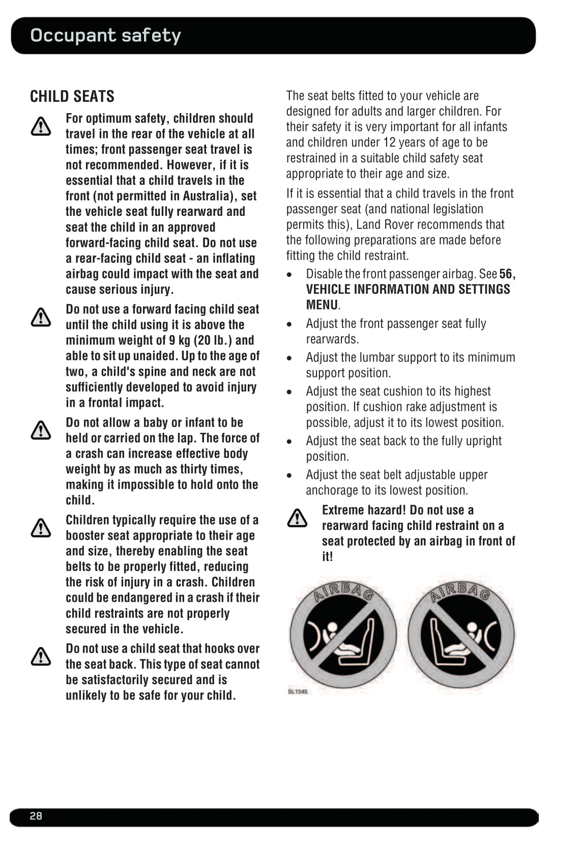 2011-2012 Land Rover Range Rover Evoque Owner's Manual | English