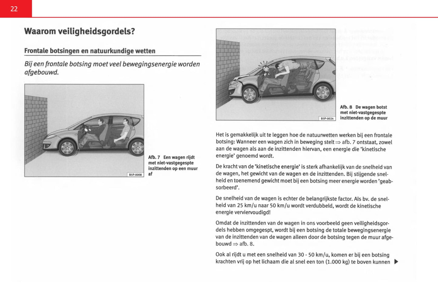 2006-2007 Seat Altea Owner's Manual | Dutch