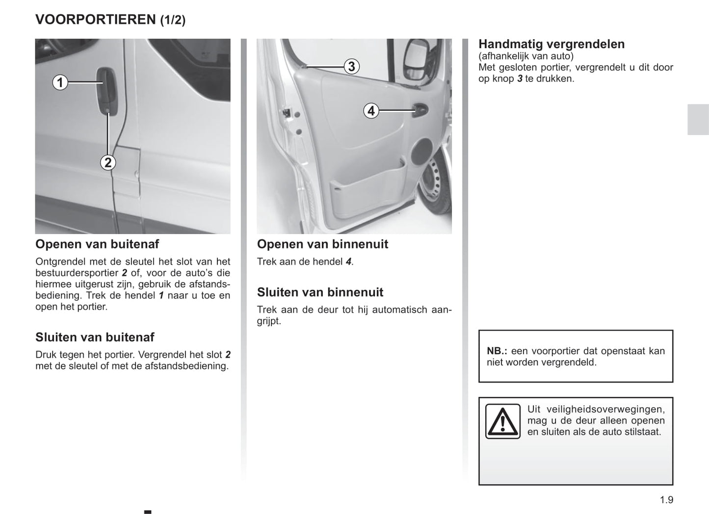2012-2013 Renault Trafic Bedienungsanleitung | Niederländisch