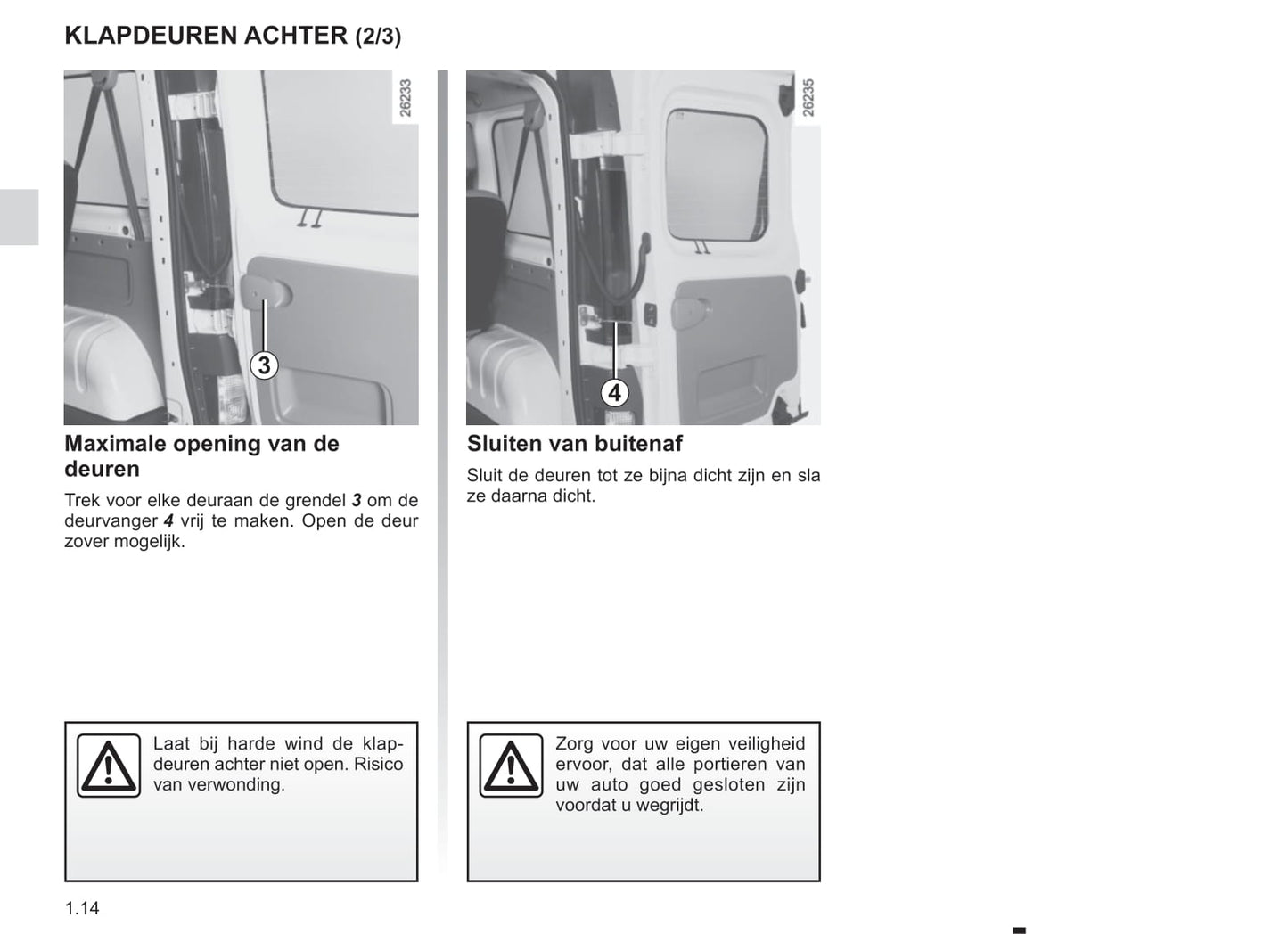 2012-2013 Renault Trafic Bedienungsanleitung | Niederländisch