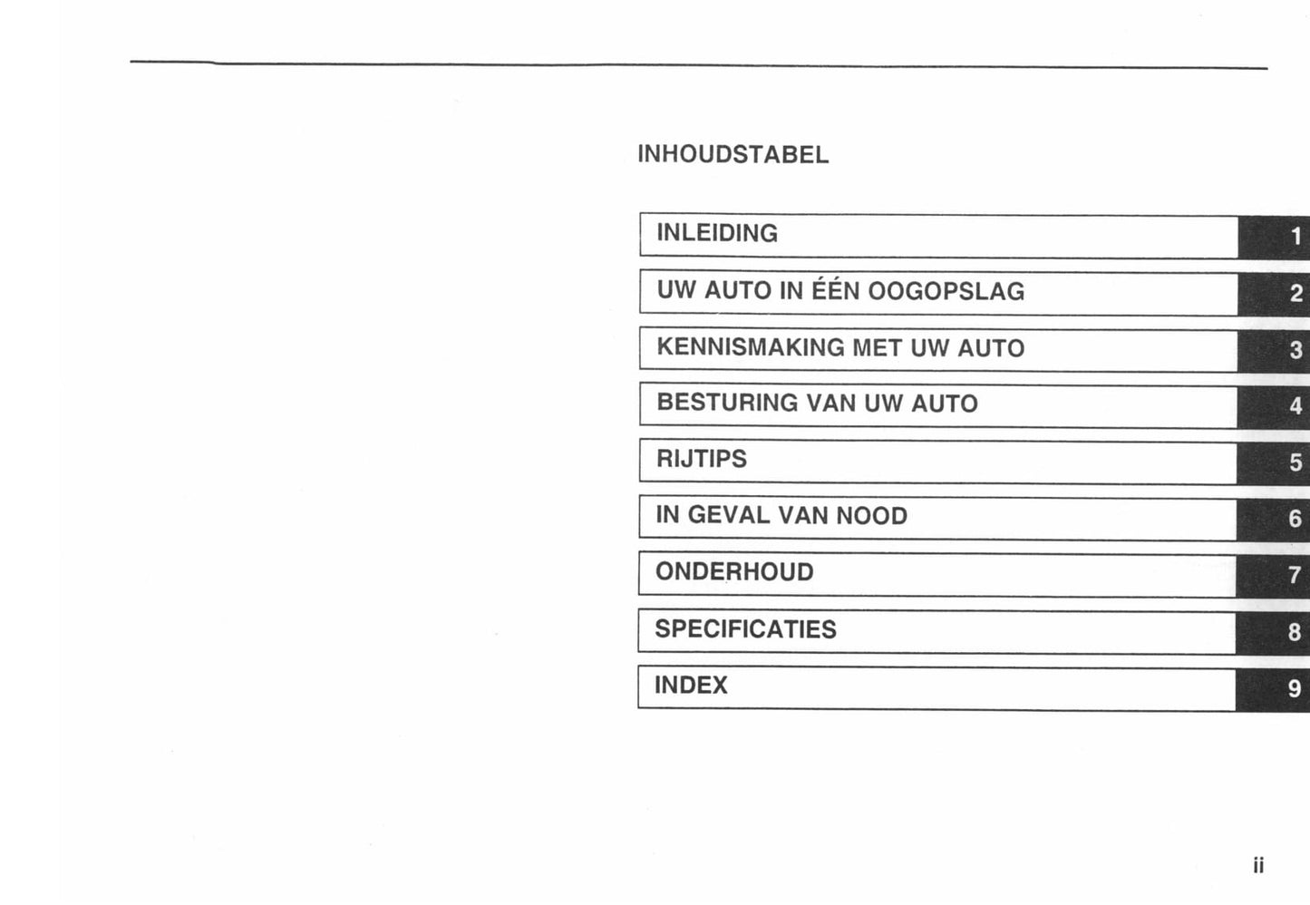 2002-2003 Kia Carens Bedienungsanleitung | Niederländisch