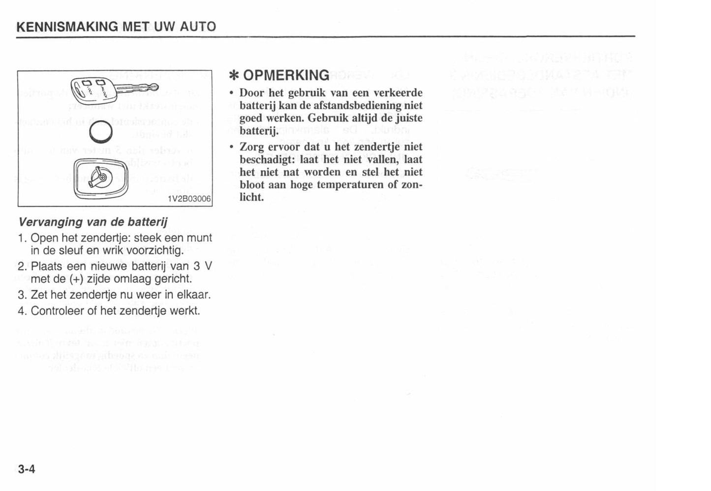 2002-2003 Kia Carens Bedienungsanleitung | Niederländisch