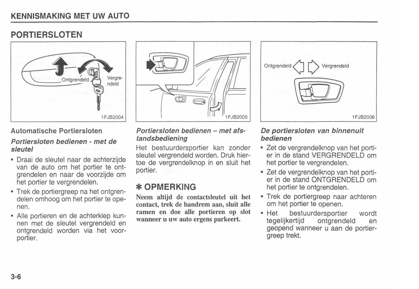 2002-2003 Kia Carens Bedienungsanleitung | Niederländisch