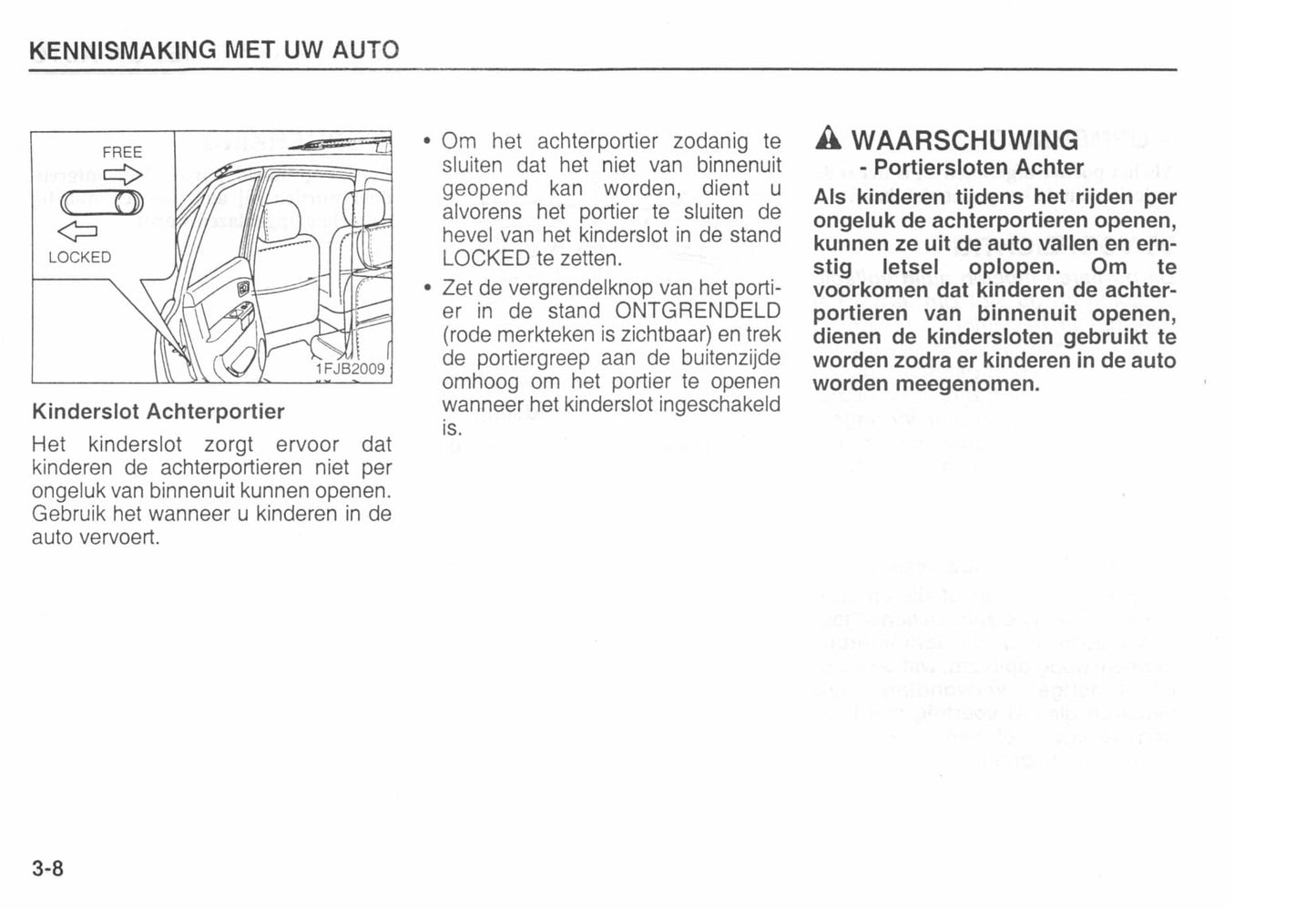2002-2003 Kia Carens Bedienungsanleitung | Niederländisch