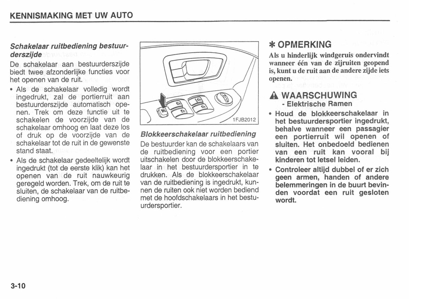 2002-2003 Kia Carens Bedienungsanleitung | Niederländisch