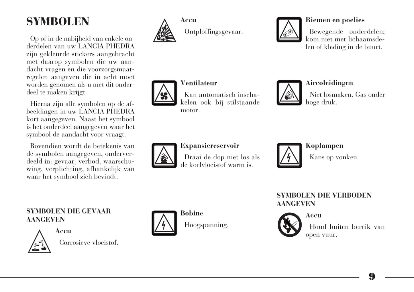 2002-2008 Lancia Phedra Bedienungsanleitung | Niederländisch