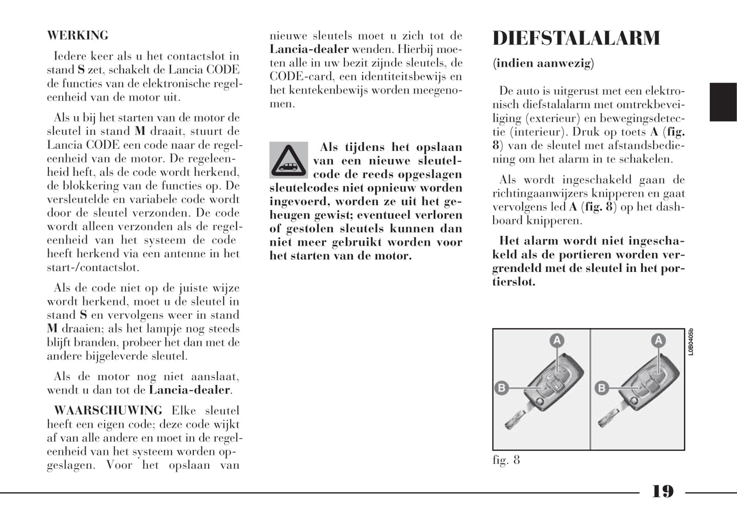 2002-2008 Lancia Phedra Bedienungsanleitung | Niederländisch