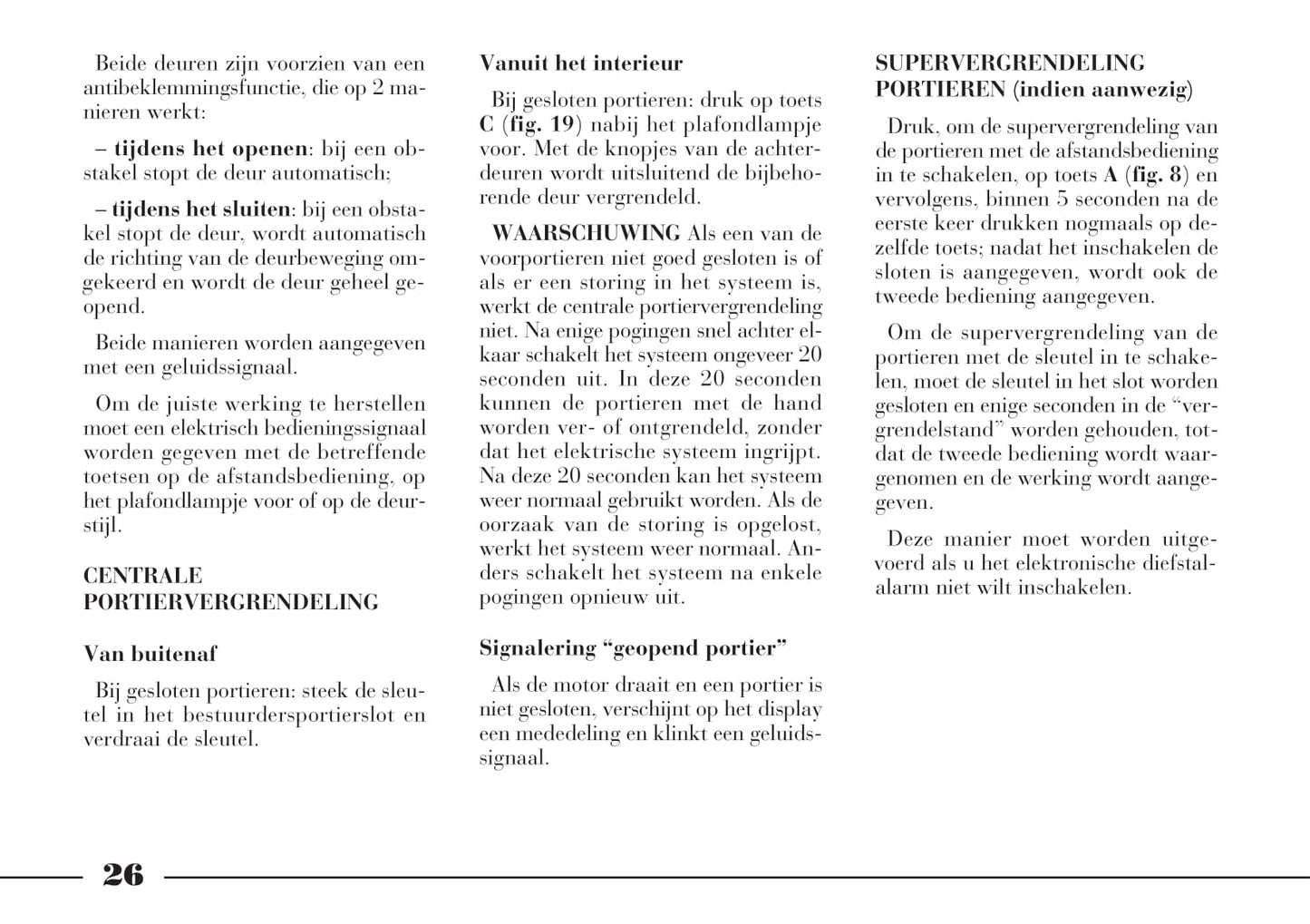 2002-2008 Lancia Phedra Bedienungsanleitung | Niederländisch