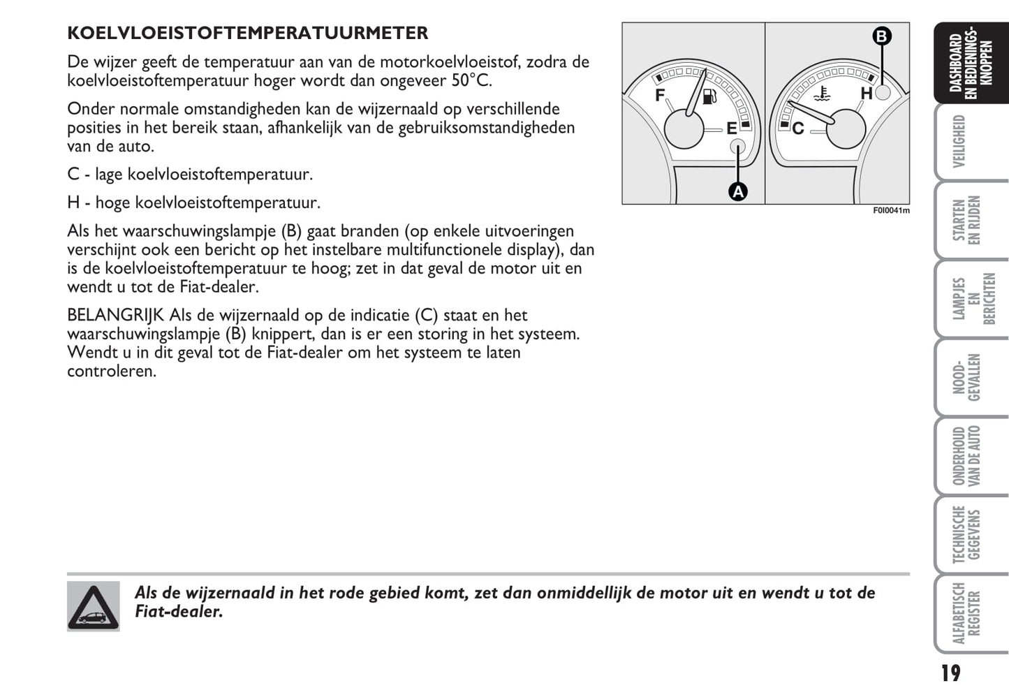 2003-2004 Fiat Punto Owner's Manual | Dutch