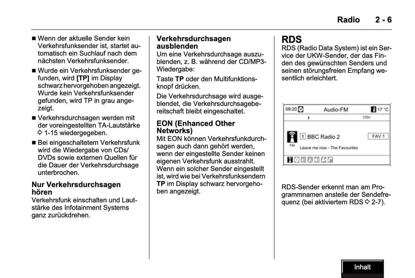 Opel Insignia DVD 800 Infotainment Bedienungsanleitung