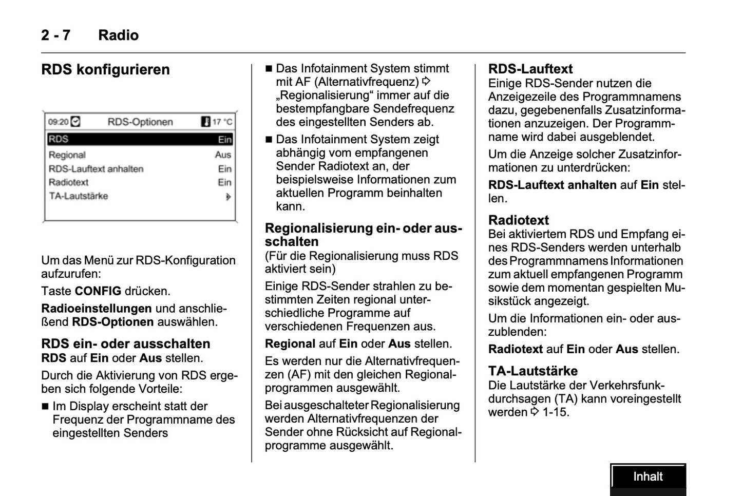 Opel Insignia DVD 800 Infotainment Bedienungsanleitung